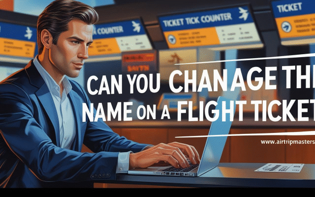 Can You Change the Name on a Flight Ticket? (Airtrip Masters Full Guide)