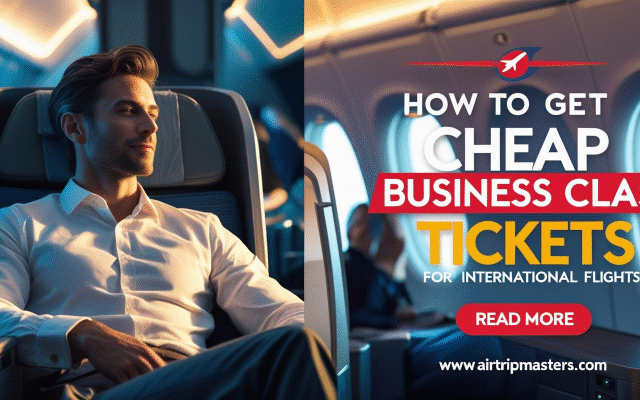 How to Get Cheap Business Class Tickets for International Flights – Complete Guide by Airtrip Masters
