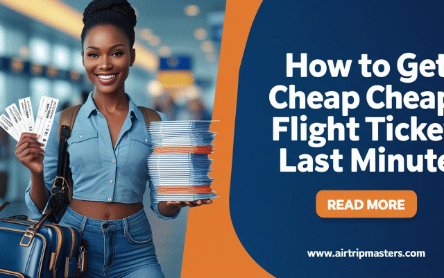 How to Get Cheap Flight Tickets Last Minute – Air Trip Masters Expert Guide