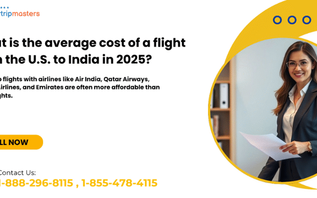 What is the average cost of a flight from the US to India in 2025-2026 ?