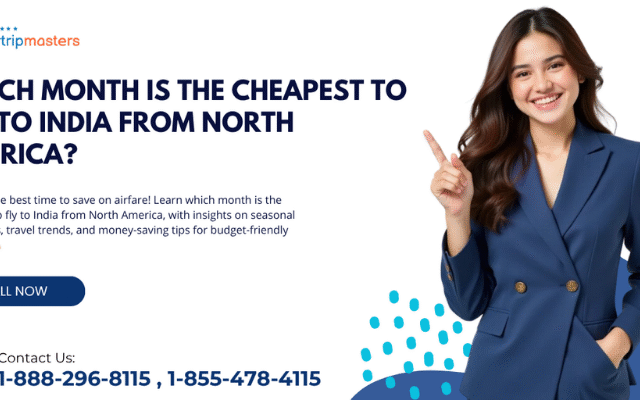 Which Month is the Cheapest to Fly to India from North America? (Step guide by Airtripmaster)