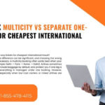 book multicity vs separate one way tickets
