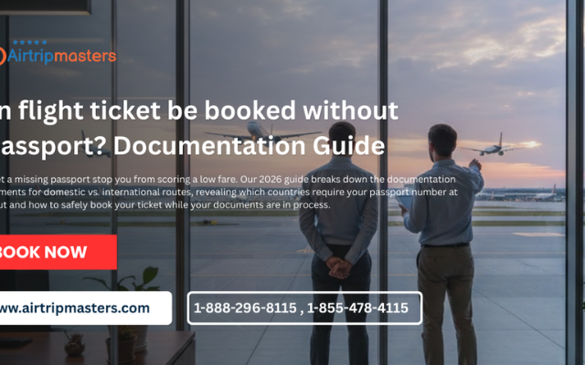 Can flight ticket be booked without a passport? Documentation Guide