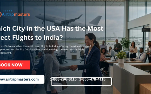Which City in the USA Has the Most Direct Flights to India?