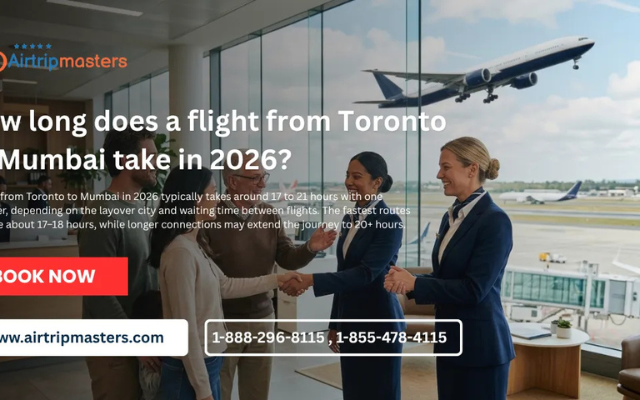 How long does a flight from Toronto to Mumbai take in 2026?