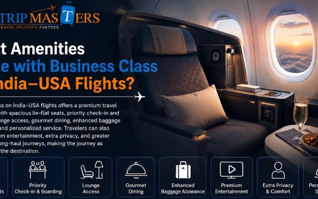 What Amenities Come with Business Class on India-USA Flights?