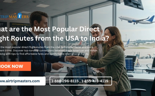 What are the Most Popular Direct Flight Routes from the USA to India?