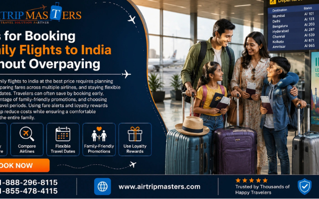 Tips for Booking Family Flights to India Without Overpaying