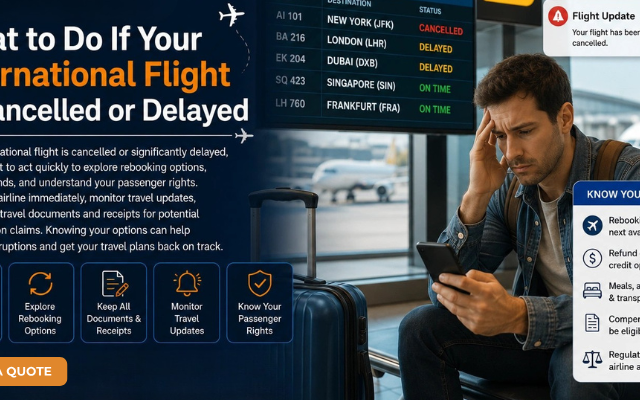 What to Do If Your International Flight Is Cancelled or Delayed