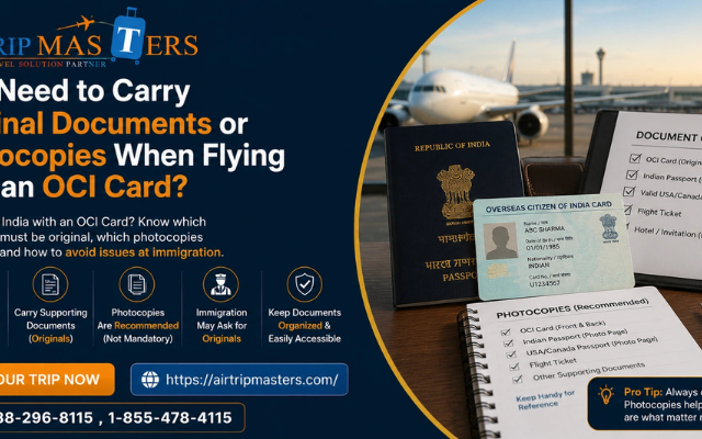 Do I Need to Carry Original Documents or Photocopies When Flying with an OCI Card
