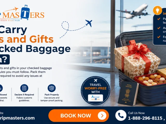 Can I carry sweets and gifts in checked baggage to India?