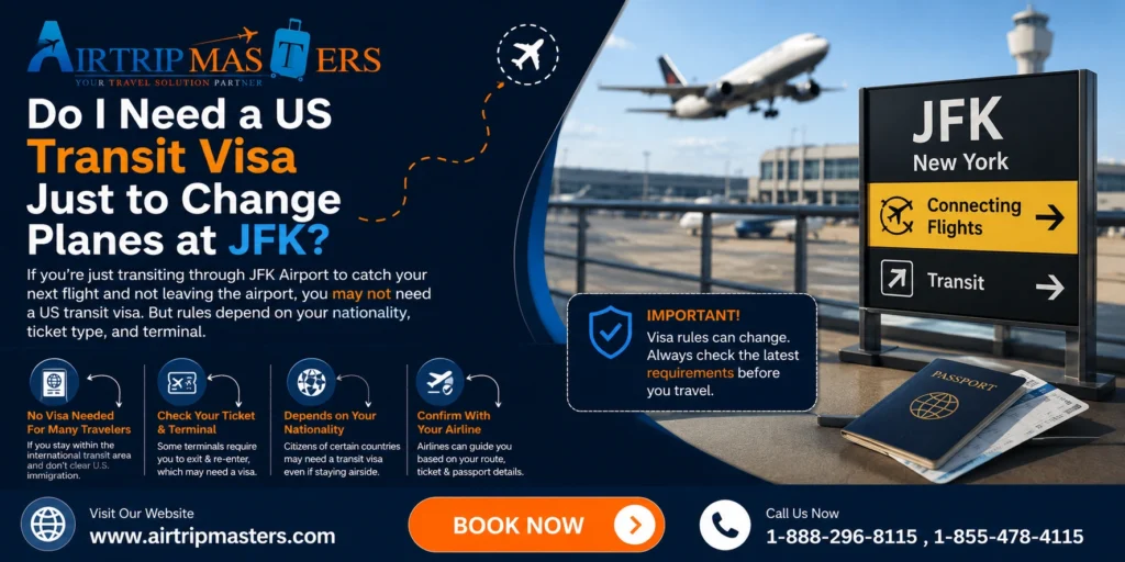 Do I need a US transit visa just to change planes at JFK