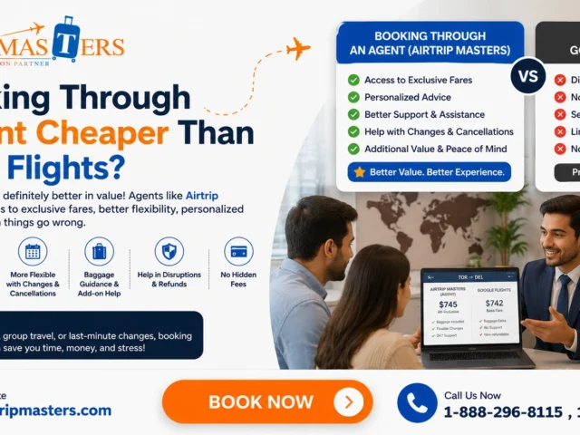 Is booking through an agent cheaper than Google Flights?