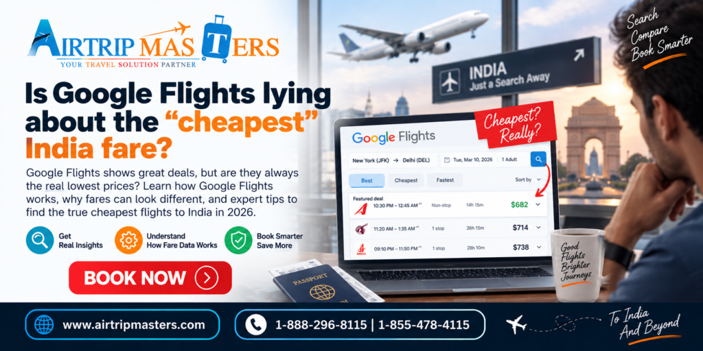 Is Google Flights Lying About the 'Cheapest' India Fare