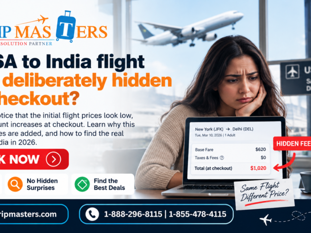 Are USA to India Flight Prices Deliberately Hidden Until Checkout?