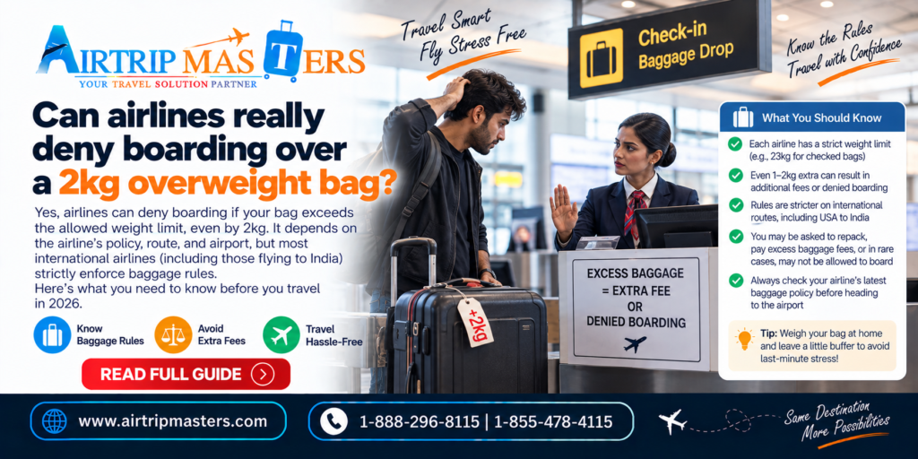 Can You Be Denied Boarding for a 2kg Overweight Bag
